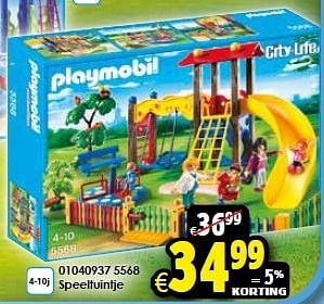 Aanbiedingen Speeltuintje - Playmobil - Geldig van 16/05/2015 tot 31/05/2015 bij ToyChamp