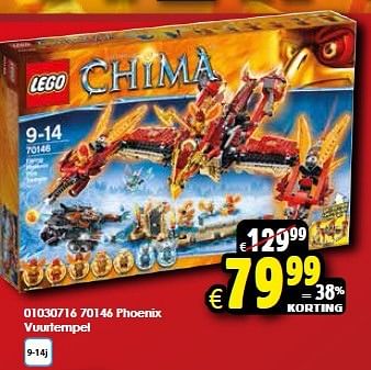 Aanbiedingen Phoenix vuurtempel - Lego - Geldig van 16/05/2015 tot 31/05/2015 bij ToyChamp