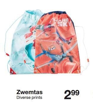 Aanbiedingen Zwemtas - Huismerk - Zeeman  - Geldig van 09/05/2015 tot 15/05/2015 bij Zeeman