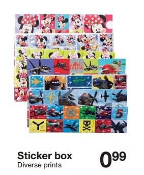 Aanbiedingen Sticker box - Huismerk - Zeeman  - Geldig van 09/05/2015 tot 15/05/2015 bij Zeeman
