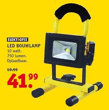 Aanbiedingen Led bouwlamp - ElektroFix - Geldig van 04/05/2015 tot 24/05/2015 bij Fixet