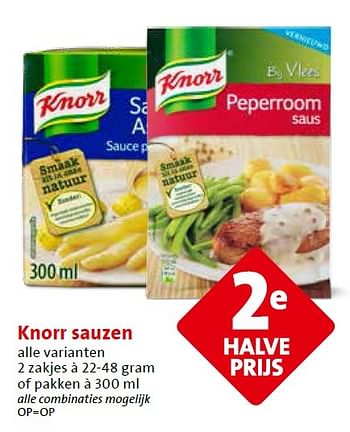 Aanbiedingen Knorr sauzen - Knorr - Geldig van 11/05/2015 tot 12/05/2015 bij C1000
