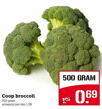 Aanbiedingen Coop broccoli - Huismerk - Coop - Geldig van 11/05/2015 tot 17/05/2015 bij Coop