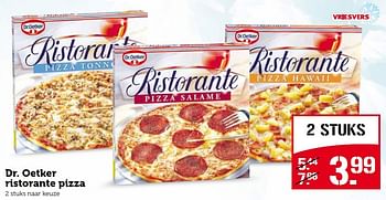 Aanbiedingen Dr. oetker ristorante pizza - Dr. Oetker - Geldig van 11/05/2015 tot 17/05/2015 bij Coop