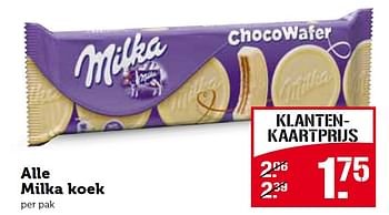 Aanbiedingen Milka koek - Milka - Geldig van 11/05/2015 tot 17/05/2015 bij Coop