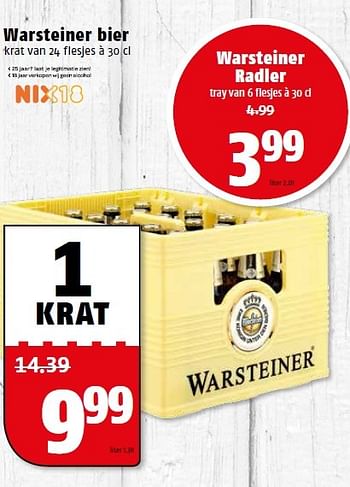 Aanbiedingen Warsteiner bier - Warsteiner - Geldig van 11/05/2015 tot 17/05/2015 bij Poiesz