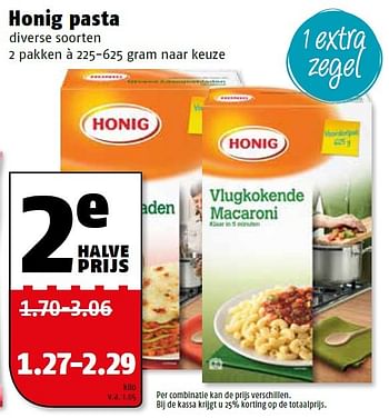 Aanbiedingen Honig pasta - Honig - Geldig van 11/05/2015 tot 17/05/2015 bij Poiesz