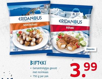 Aanbiedingen Bifteki - Eridanous - Geldig van 11/05/2015 tot 17/05/2015 bij Lidl