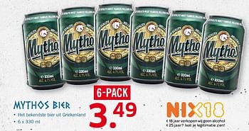 Aanbiedingen Mythos bier - Mythos - Geldig van 11/05/2015 tot 17/05/2015 bij Lidl