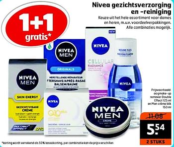 Aanbiedingen Nivea gezichtsverzorging en reiniging - Nivea - Geldig van 12/05/2015 tot 17/05/2015 bij Trekpleister