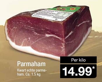 Aanbiedingen Parmaham kwart echte parmaham - Huismerk - Aldi - Geldig van 13/05/2015 tot 19/05/2015 bij Aldi