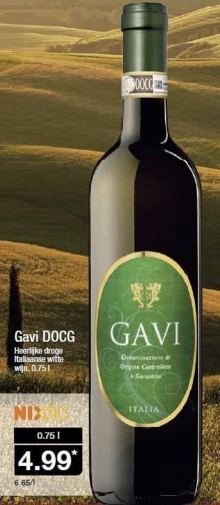 Aanbiedingen Gavi docg - Witte wijnen - Geldig van 13/05/2015 tot 19/05/2015 bij Aldi