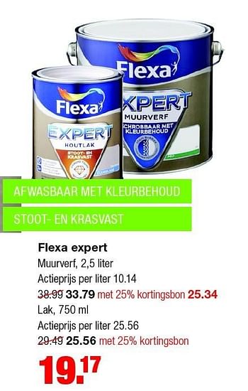 Aanbiedingen Flexa expert lak - Flexa - Geldig van 11/05/2015 tot 20/05/2015 bij Praxis