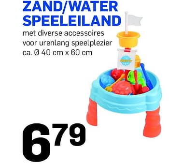 Aanbiedingen Zand-water speeleiland - Huismerk - Action - Geldig van 13/05/2015 tot 19/05/2015 bij Action