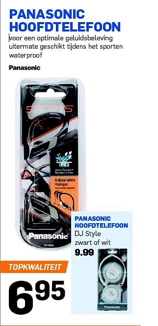 Aanbiedingen Panasonic hoofdtelefoon - Panasonic - Geldig van 13/05/2015 tot 19/05/2015 bij Action