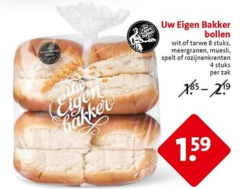 Aanbiedingen Uw eigen bakker bollen - Huismerk - C1000 Supermarkten - Geldig van 13/05/2015 tot 19/05/2015 bij C1000