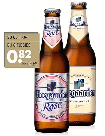 Aanbiedingen Hoegaarden rose - Hoegaarden - Geldig van 10/05/2015 tot 23/05/2015 bij Mitra