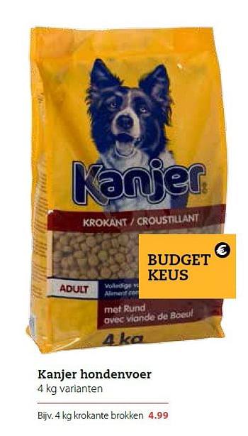 Aanbiedingen Kanjer hondenvoer - Kanjer - Geldig van 11/05/2015 tot 24/05/2015 bij Pets Place