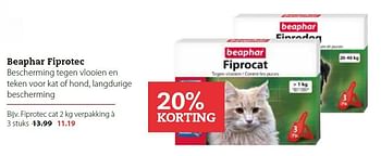 Aanbiedingen Beaphar fiprotec - Beaphar - Geldig van 11/05/2015 tot 24/05/2015 bij Pets Place