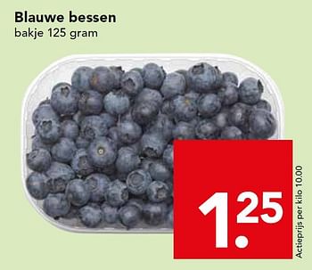Aanbiedingen Blauwe bessen - Huismerk deen supermarkt - Geldig van 17/05/2015 tot 23/05/2015 bij Deen Supermarkten