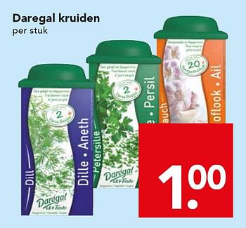 Aanbiedingen Daregal kruiden - Daregal - Geldig van 17/05/2015 tot 23/05/2015 bij Deen Supermarkten