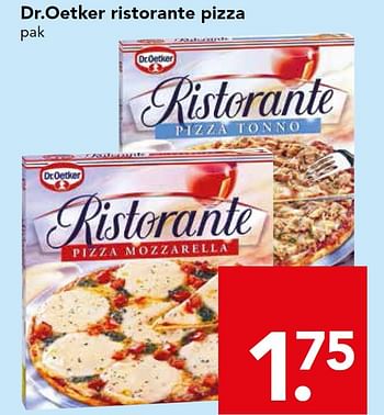 Aanbiedingen Dr.oetker ristorante pizza - Dr. Oetker - Geldig van 17/05/2015 tot 23/05/2015 bij Deen Supermarkten