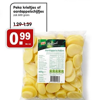 Aanbiedingen Peka krieltjes of aardappelschijfjes - Huismerk - Em-té - Geldig van 17/05/2015 tot 23/05/2015 bij Em-té
