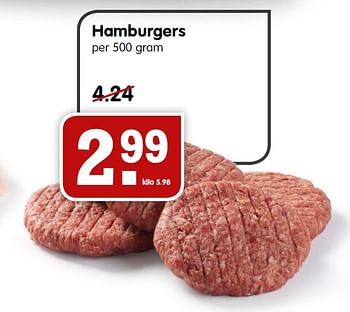 Aanbiedingen Hamburgers - Huismerk - Em-té - Geldig van 17/05/2015 tot 23/05/2015 bij Em-té