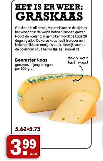 Aanbiedingen Beemster kaas - Huismerk - Em-té - Geldig van 17/05/2015 tot 23/05/2015 bij Em-té