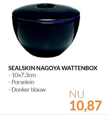 Aanbiedingen Sealskin nagoya wattenbox - Sealskin - Geldig van 01/05/2015 tot 31/05/2015 bij Sanitairwinkel