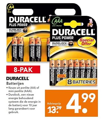 Aanbiedingen Batterijen - Duracell - Geldig van 18/05/2015 tot 27/05/2015 bij Blokker