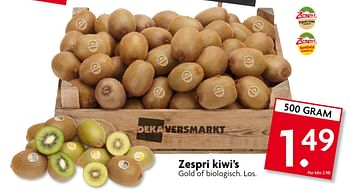 Aanbiedingen Zespri kiwi`s - Huismerk - Deka Markt - Geldig van 17/05/2015 tot 23/05/2015 bij Deka Markt