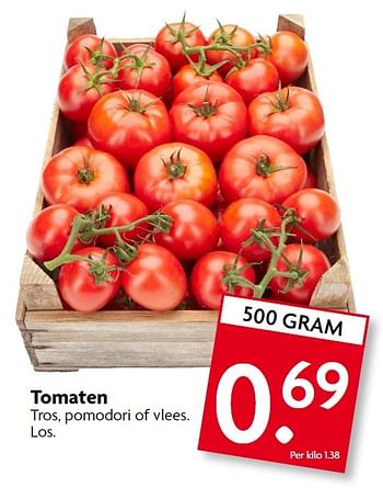 Aanbiedingen Tomaten - Huismerk - Deka Markt - Geldig van 17/05/2015 tot 23/05/2015 bij Deka Markt