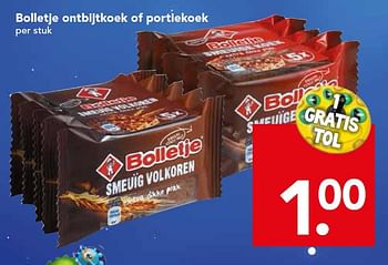 Aanbiedingen Bolletje ontbijtkoek of portiekoek - Bolletje - Geldig van 24/05/2015 tot 30/05/2015 bij Deen Supermarkten