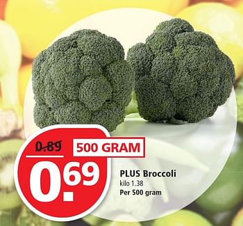 Aanbiedingen Plus broccoli - Huismerk - Plus - Geldig van 24/05/2015 tot 30/05/2015 bij Plus