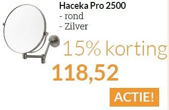 Aanbiedingen Haceka pro 2500 - Haceka - Geldig van 01/06/2015 tot 30/06/2015 bij Sanitairwinkel