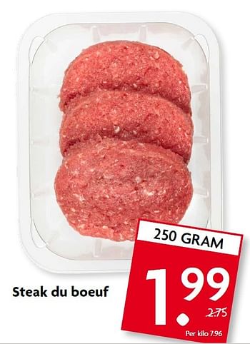 Aanbiedingen Steak du boeuf - Huismerk - Deka Markt - Geldig van 31/05/2015 tot 06/06/2015 bij Deka Markt