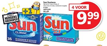 Aanbiedingen Sun vaatwas - Sun - Geldig van 31/05/2015 tot 06/06/2015 bij Plus