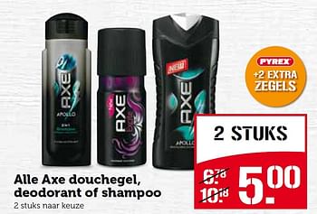Aanbiedingen Axe douchegel, deodorant of shampoo - Axe - Geldig van 01/06/2015 tot 07/06/2015 bij Coop