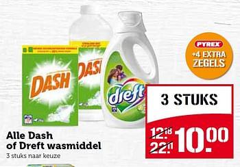 Aanbiedingen Dash of dreft wasmiddel - Dash - Geldig van 01/06/2015 tot 07/06/2015 bij Coop