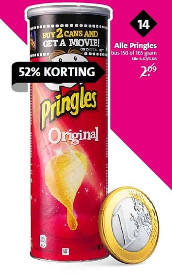 Aanbiedingen Pringles - Pringles - Geldig van 03/06/2015 tot 09/06/2015 bij C1000