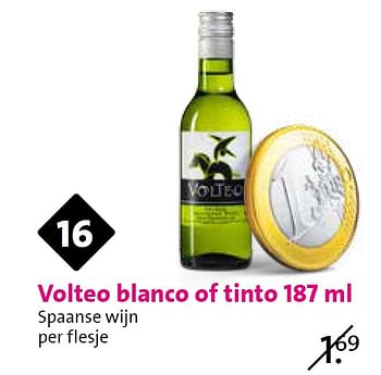 Aanbiedingen Volteo blanco of tinto spaanse wijn - Witte wijnen - Geldig van 03/06/2015 tot 09/06/2015 bij C1000