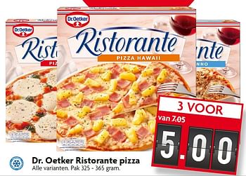Aanbiedingen Dr. oetker ristorante pizza - Dr. Oetker - Geldig van 07/06/2015 tot 13/06/2015 bij Deka Markt