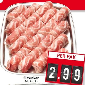 Aanbiedingen Slavinken - Huismerk - Deka Markt - Geldig van 07/06/2015 tot 13/06/2015 bij Deka Markt