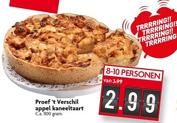 Aanbiedingen Proef `t verschil appel kaneeltaart - Huismerk - Deka Markt - Geldig van 07/06/2015 tot 13/06/2015 bij Deka Markt