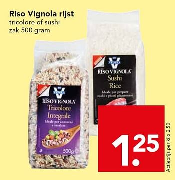 Aanbiedingen Riso vignola rijst - Riso Vignola - Geldig van 07/06/2015 tot 13/06/2015 bij Deen Supermarkten