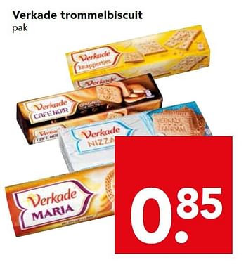 Aanbiedingen Verkade trommelbiscuit - Verkade - Geldig van 07/06/2015 tot 13/06/2015 bij Deen Supermarkten