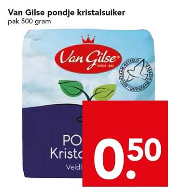 Aanbiedingen Van gilse pondje kristalsuiker - Van Gilse - Geldig van 07/06/2015 tot 13/06/2015 bij Deen Supermarkten