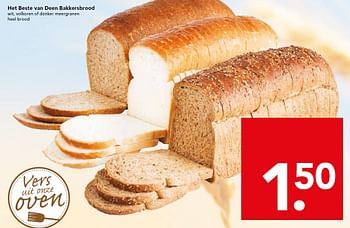 Aanbiedingen Het beste van deen bakkersbrood - Huismerk deen supermarkt - Geldig van 07/06/2015 tot 13/06/2015 bij Deen Supermarkten
