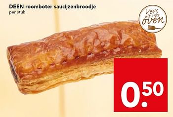 Aanbiedingen Deen roomboter saucijzenbroodje - Huismerk deen supermarkt - Geldig van 07/06/2015 tot 13/06/2015 bij Deen Supermarkten